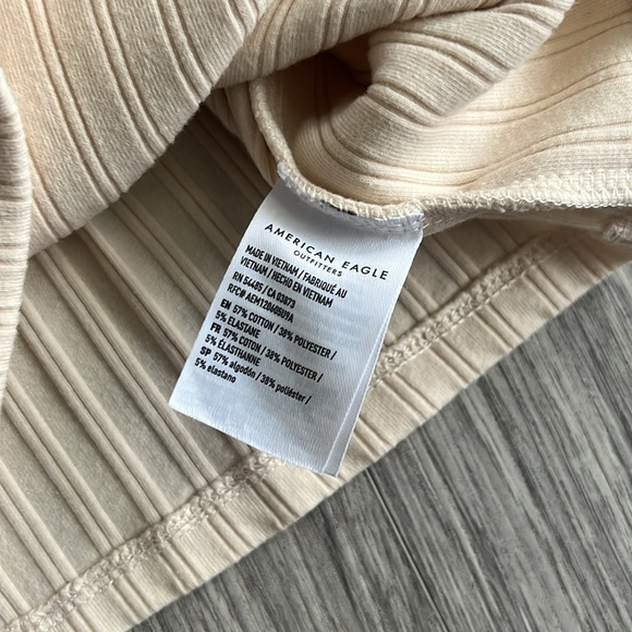 American Eagle Cream Corset Style Tube Top Size S - Picture 3 of 8